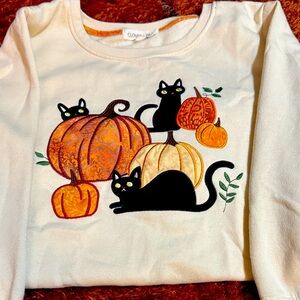Clover + Pine Womens Crewneck Halloween Sweatshirt